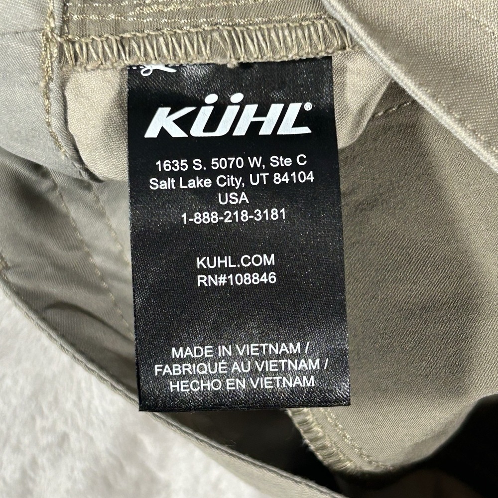 Kuhl Resistor Lite Shorts Men 40 Beige Straight Hiking Outdoors Climbing Stretch - Picture 14 of 16